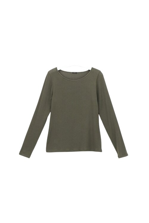Oroblu Kaki Perfect Line Cashmere Shirt