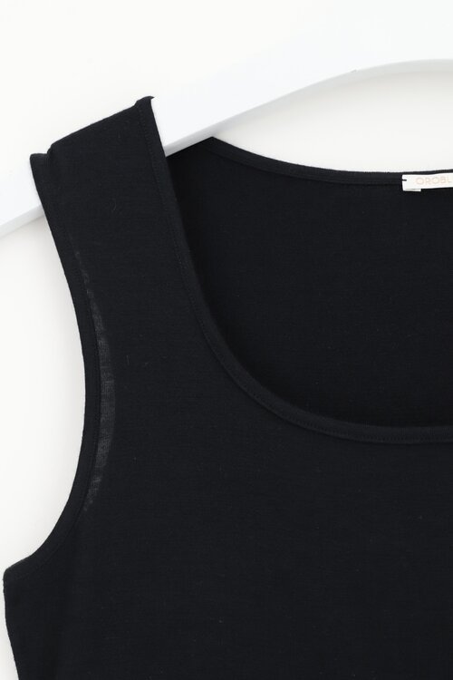 Oroblu Black Perfect Line Cashmere Top