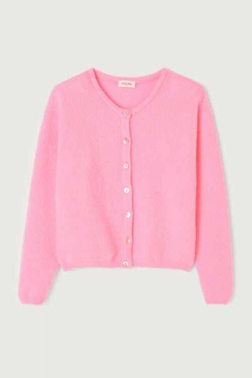 American Vintage Roze Gebreid Vest