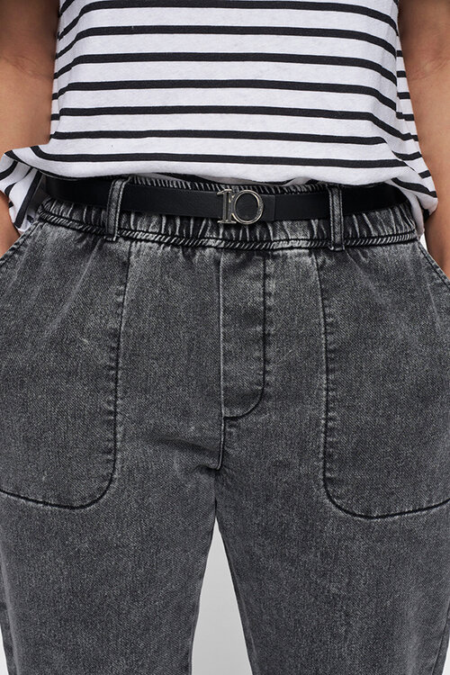 10Days Black THE MONOGRAM BELT