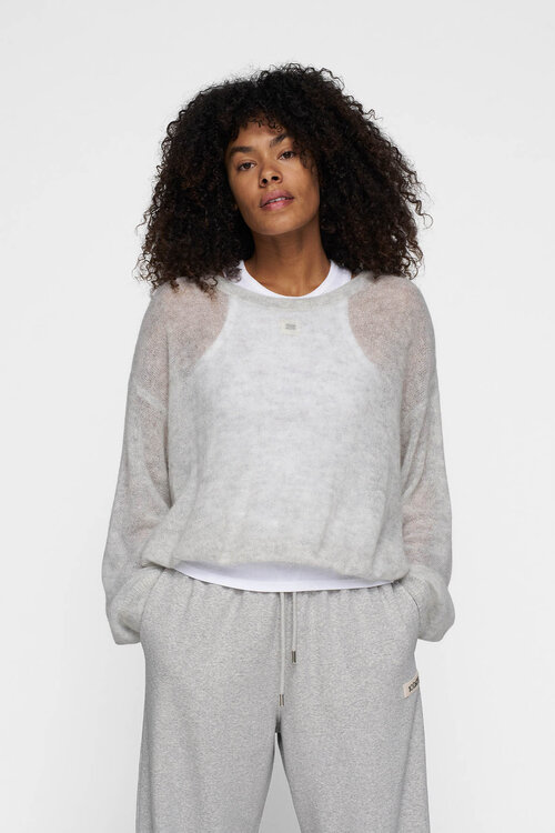 10Days Grey Melee THE KNIT SWEATER