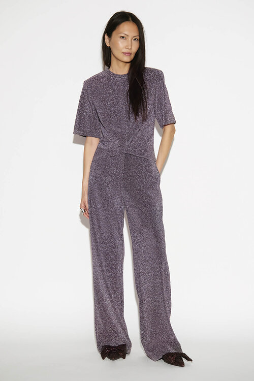 Dante 6 Paars Noemia Lurex Broek