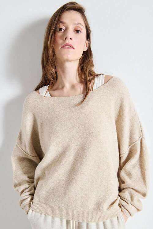American Vintage Camel Trui