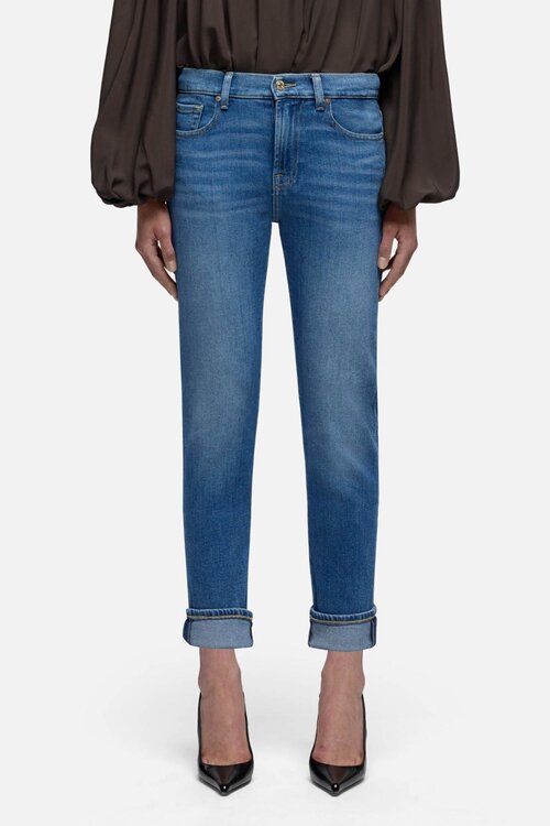 7 For All Mankind Indigo Relaxed Skinny