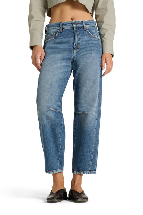 Cambio Blauwe Elia Barrel Jeans