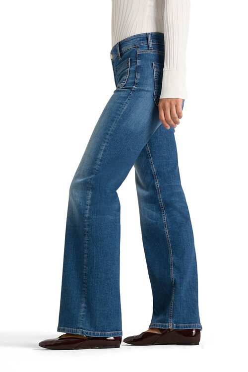 Cambio Indigo Amara Straight Jeans