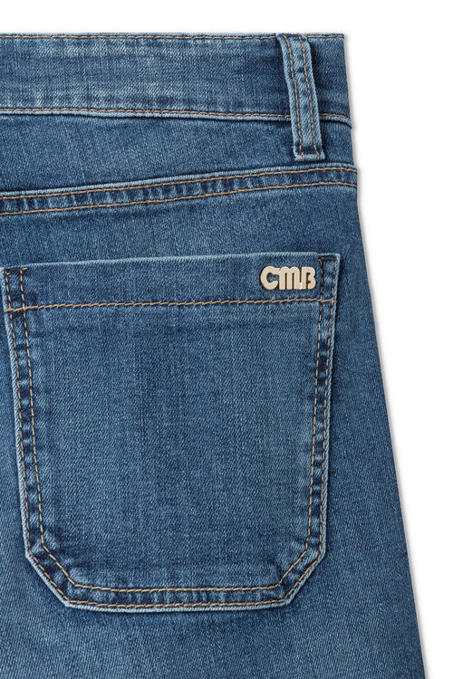 Cambio Indigo Amara Straight Jeans