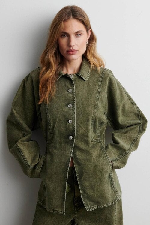 Second Female Kaki Jaye Denim Jacket