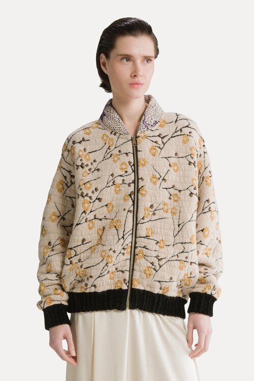 Forte_Forte Cherry Blossom bomber sand