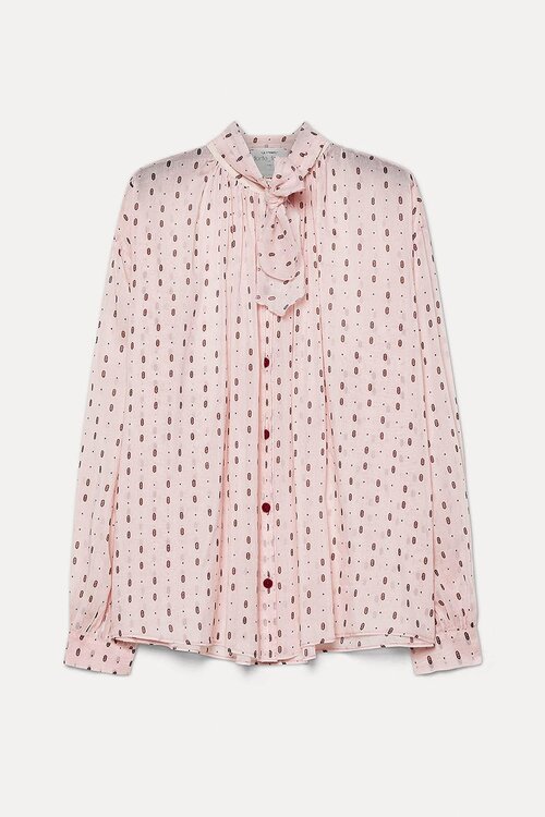 Forte_Forte Lichtroze Blouse