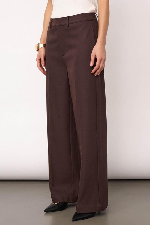 Co'couture Donkerbruine Luna Wide Pants