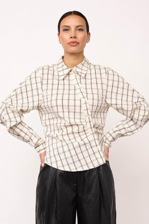 Co'couture Off White BisoAsymetrische Blouse