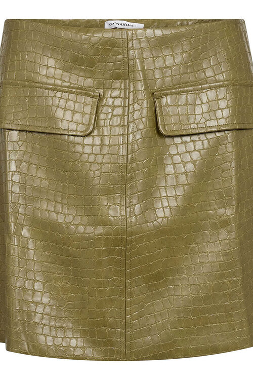 Co'couture Debra Croco Rok groen