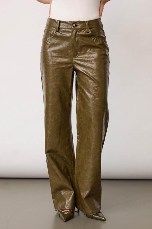 Co'couture Olive Richa Fake Leather Pants