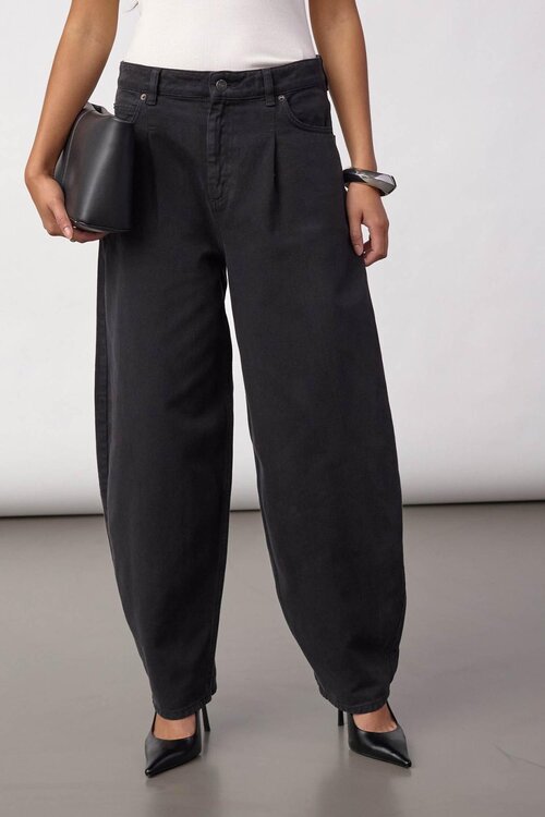 Co'couture Akira Barrel Jeans zwart