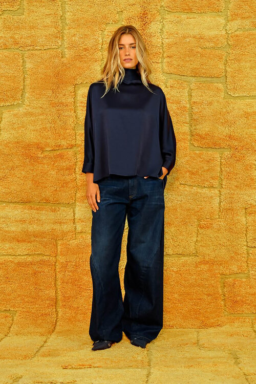 Sea Me Happy Blouse blauw