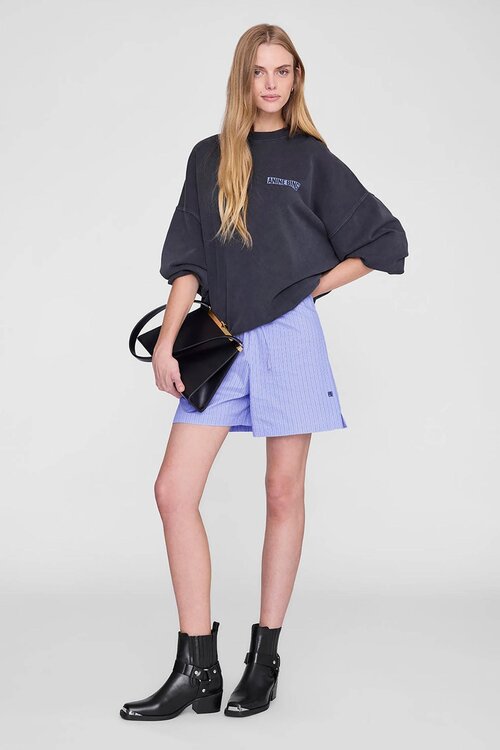 Anine Bing Miles Sweater Washed Black