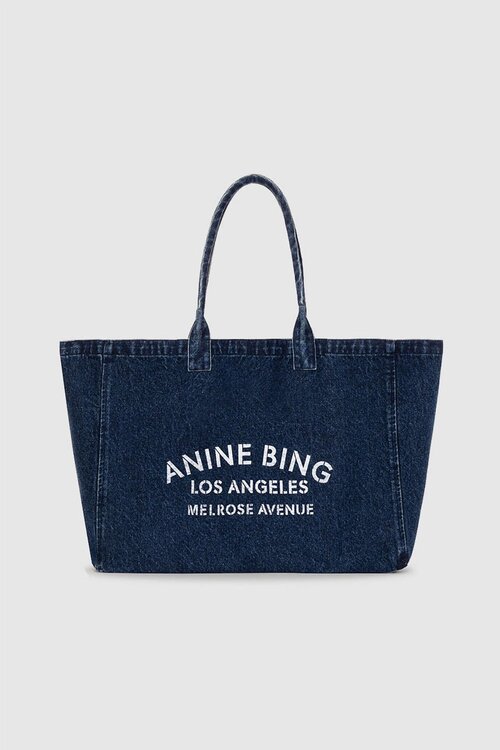 Anine Bing Leo Denim Tas Ink Blue
