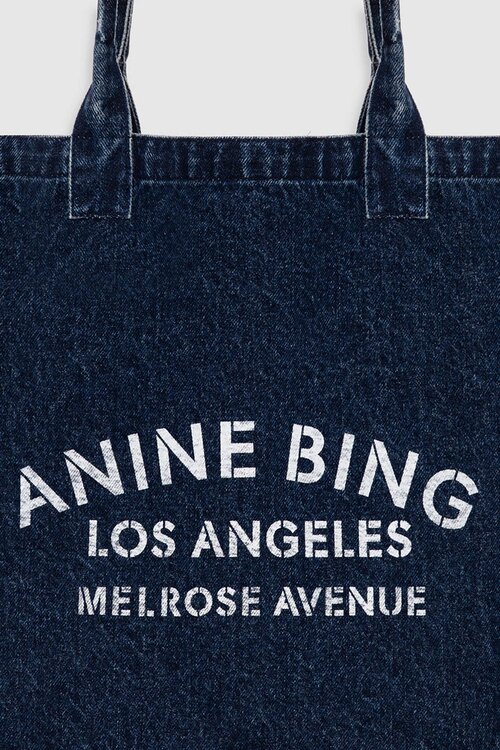 Anine Bing Leo Denim Tas Ink Blue