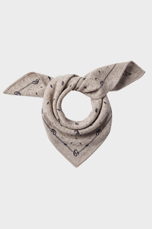 Absolut Cashmere Annabelle Print Sjaal Sand