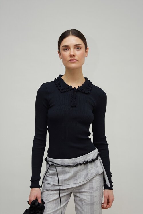 Opera Sport Arianna Polo Shirt Black