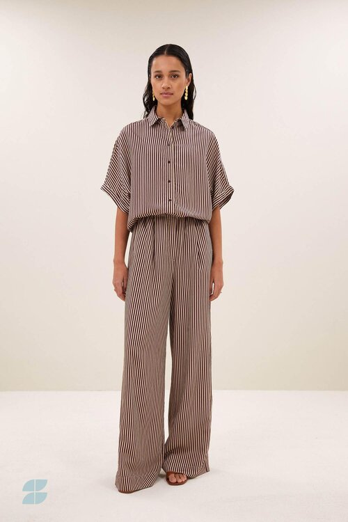 By Bar Celin Streep Pantalon Burgundy