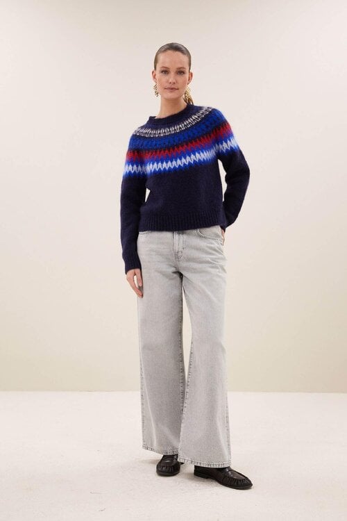 By Bar Jackie trui Navy