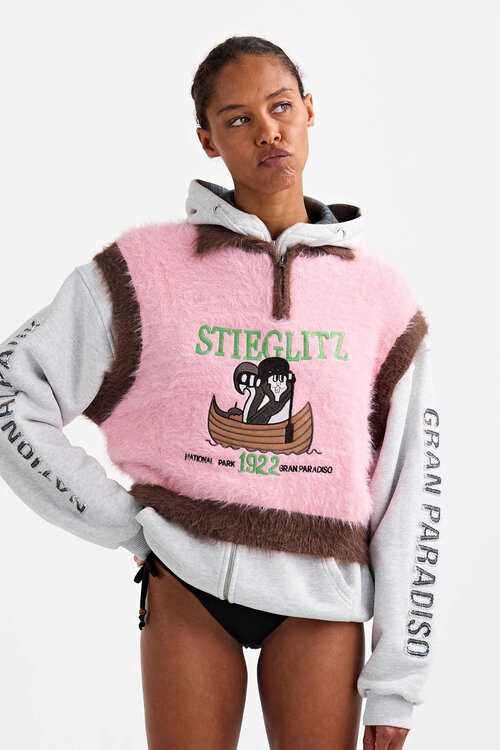 Stieglitz Mio trui mouwloos Pink