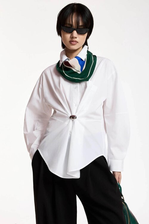 Essentiel Antwerp Blouse oversized Wit
