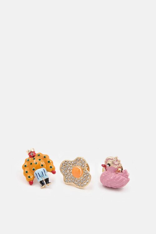 Essentiel Antwerp Set pinnetjes roze rood geel