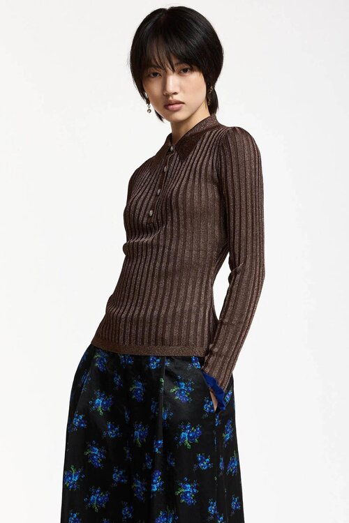 Essentiel Antwerp Polo trui Bruin