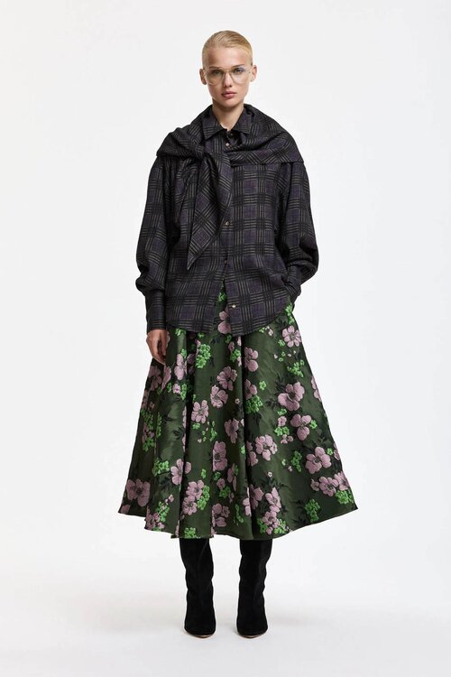 Essentiel Antwerp Blouse oversized Grijs