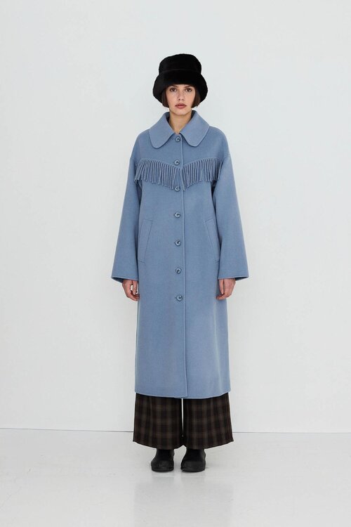 The Tiny Big Sister Frills Jas Blauw