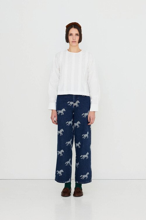 The Tiny Big Sister Horses jeans Berta Indigo