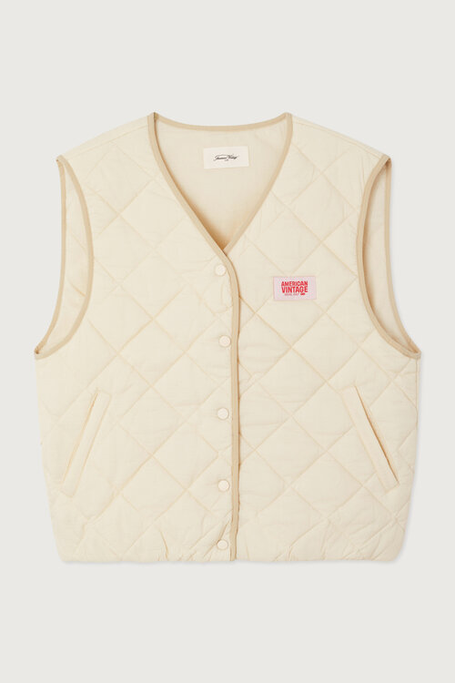 American Vintage Yupibam Gilet Creme
