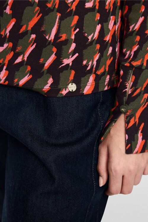 Marc Cain Shirt met kol oranje