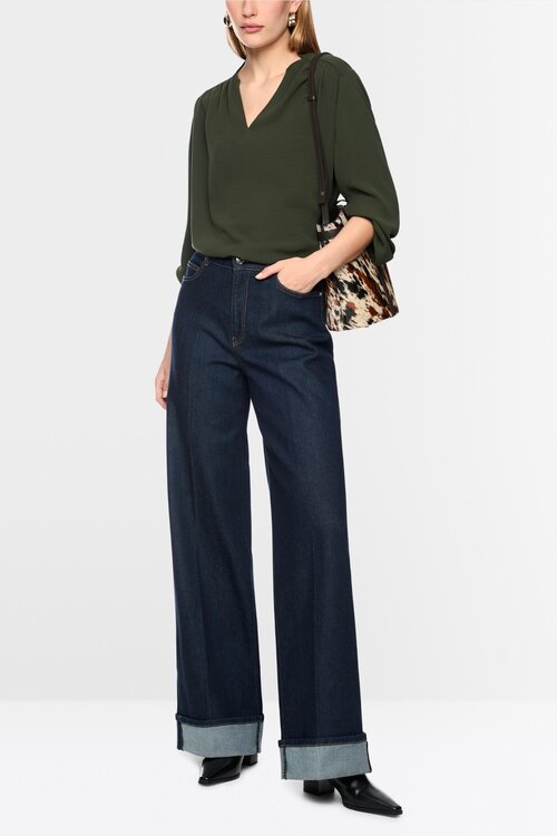 Marc Cain Blouse donker groen