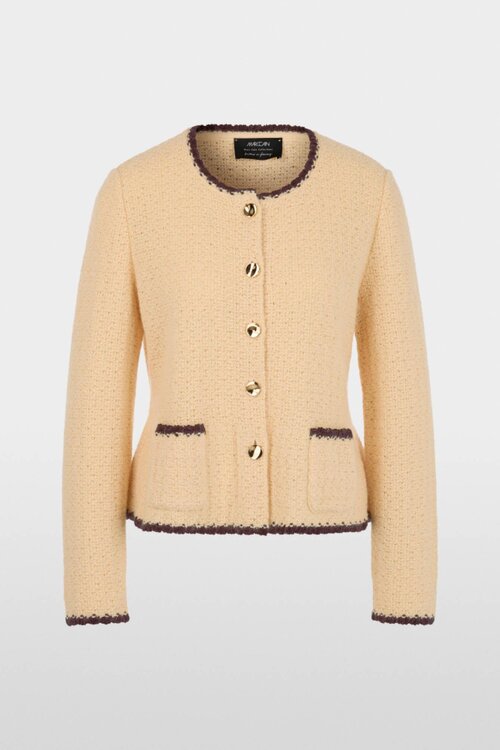 Marc Cain gebreid vest lamswit