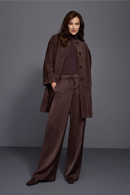Marc Cain Shirt met Stretch bruin