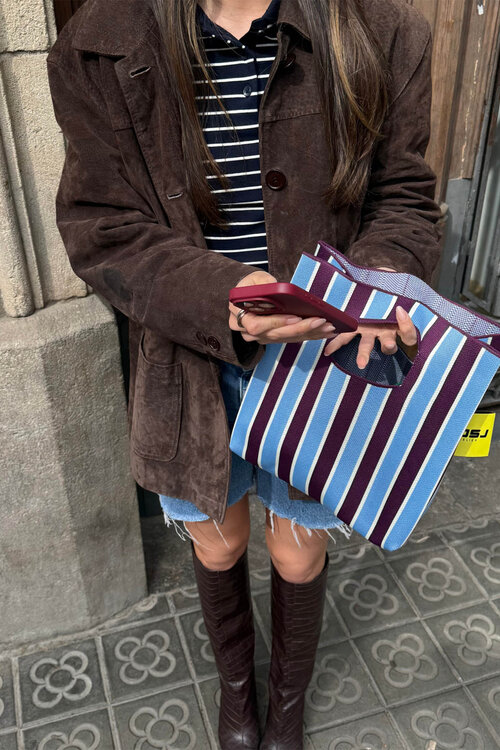 MOSJ Atelier Bucket Bag Blauw
