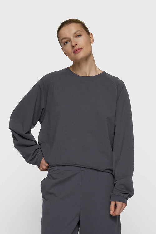 10Days Steel Blue silent chique raglan sweater