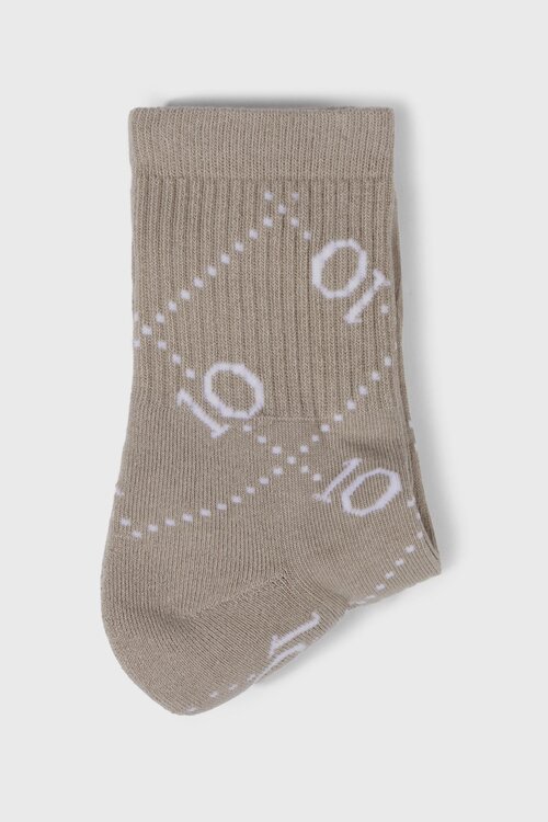 10Days socks all-over monogram fog