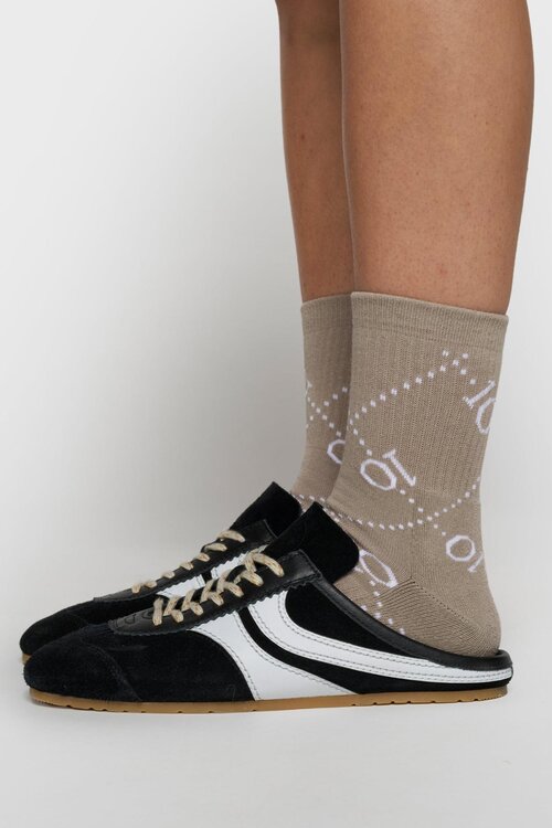 10Days socks all-over monogram fog