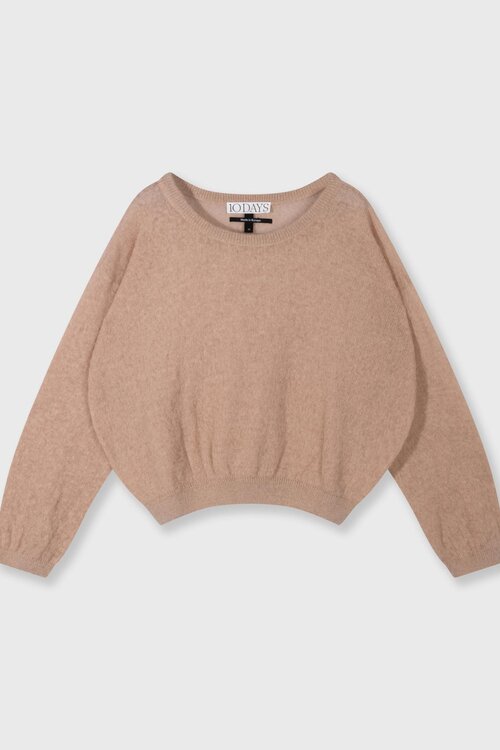10Days thin knit sweater fudge