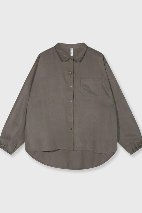 10Days lyocell shirt grijs