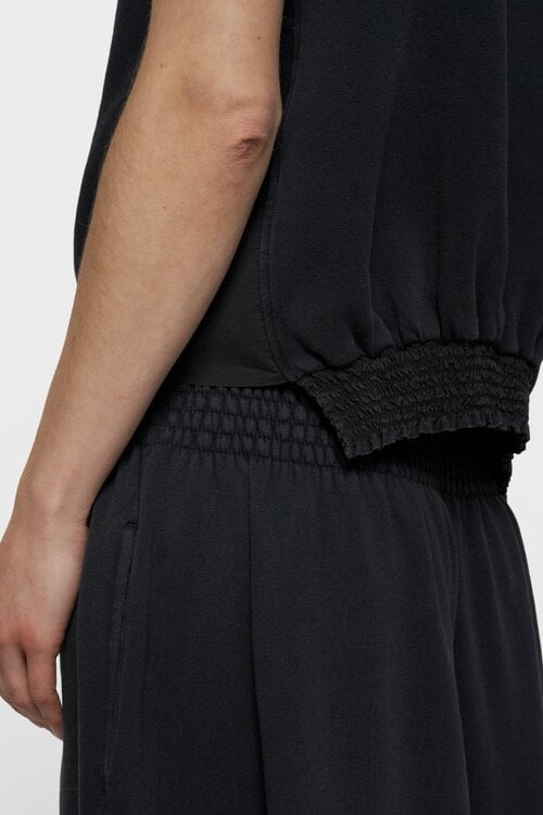 10Days smocked top zwart
