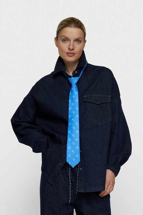 10Days overshirt chambray blauw