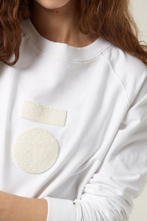 10Days White THE CREW NECK SWEATER
