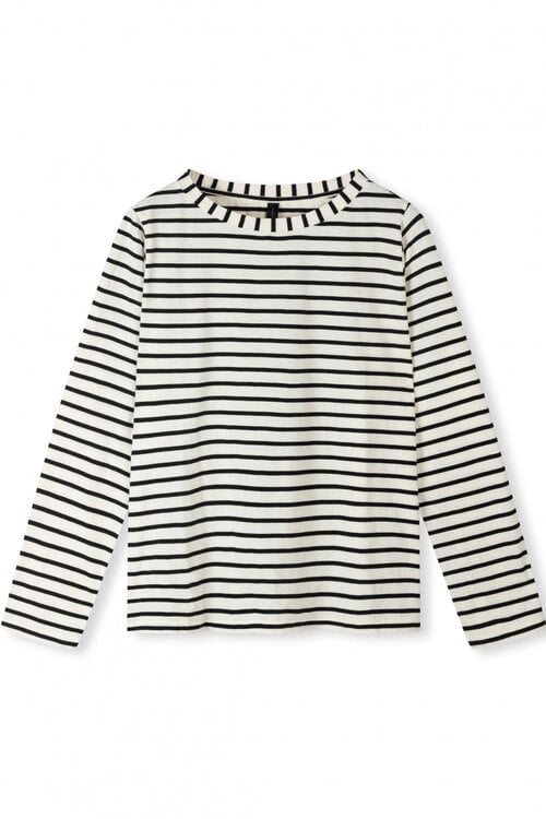 10Days white/black THE LONGSLEEVE STRIPE