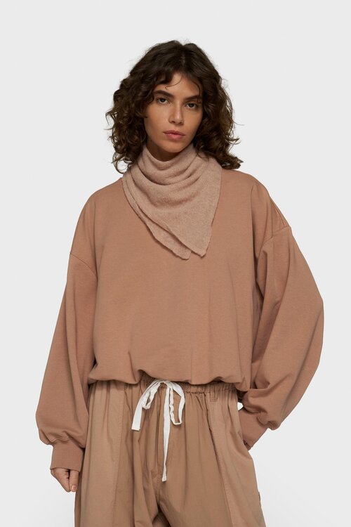 10Days pleated sweater fudge
